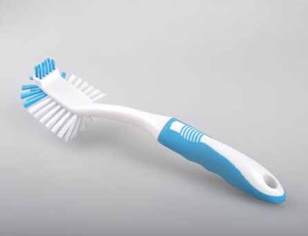 C21-11308] Kitchen Double Sided Dish Brush with Long Handle (48
