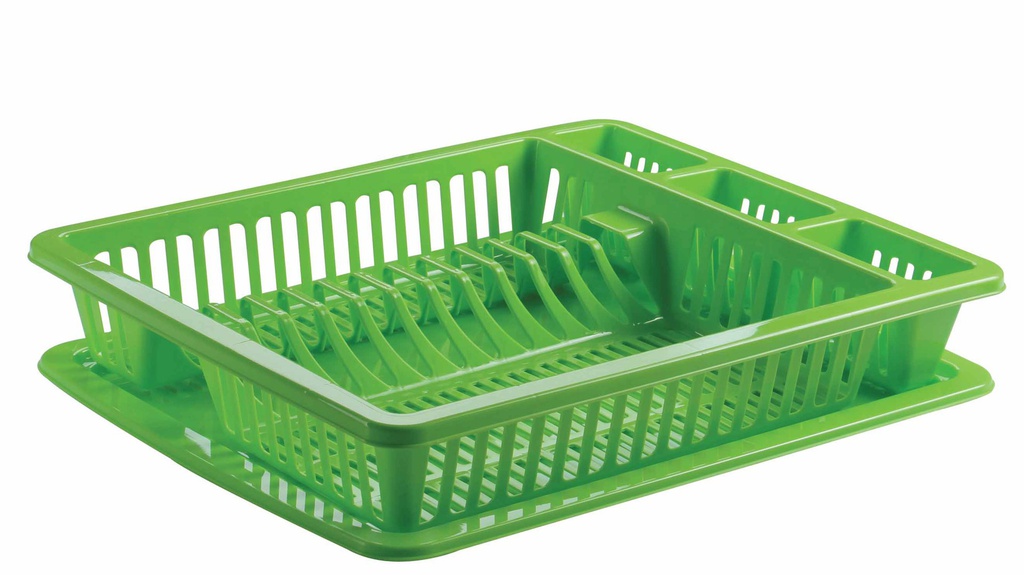 [P70125] Super Luxury Plastic Dish Drainer (24 pcs/ctn) Uniware Houseware Corp