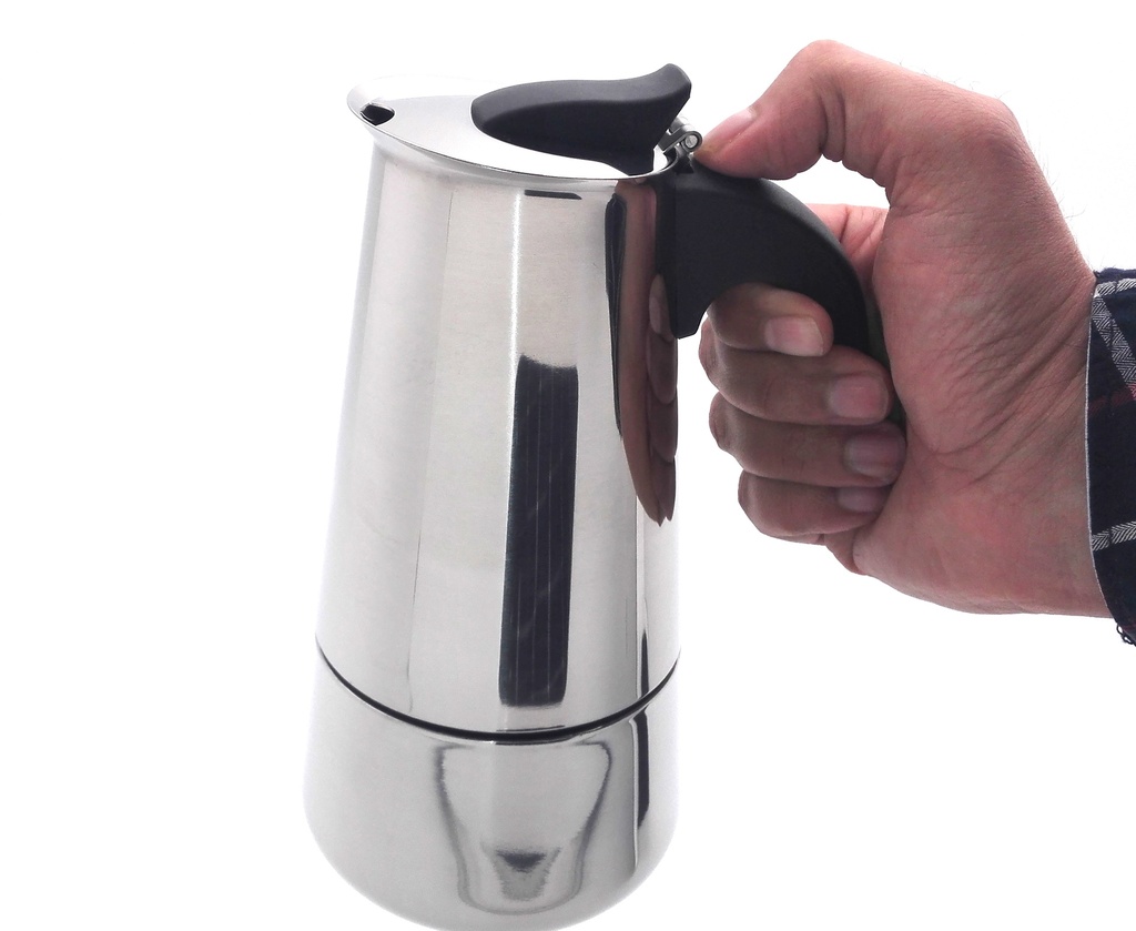 6 Cups Stainless Steel Espresso Coffee Pot (12 pc/ctn)