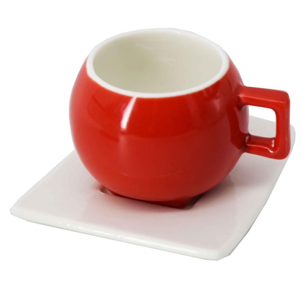 12 pc Cup and Saucer Set with Holder (6 sets/ctn)