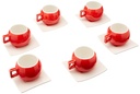 12 pc Cup and Saucer Set with Holder (6 sets/ctn)