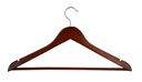 4 pc Grade A Dark Maple Wood Clothes Hanger (24 sets/ctn)