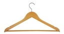 4 pc Grade A Natural Maple Wood Clothes Hanger (24 sets/ctn)