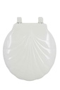 17" PP Toilet Seat with Moulded Shell Design (6 pcs/ctn)