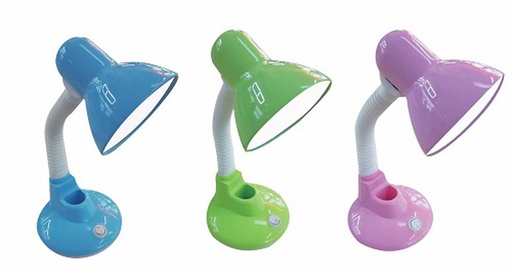 [L70011] 13.5"x5.8" No Bulb Desk Lamp, Mixed Colors (12 pcs/ctn)