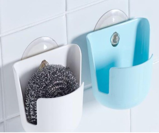 [P261] Sponge Holder with Suction, Mixed Colors (24 pcs/ctn)