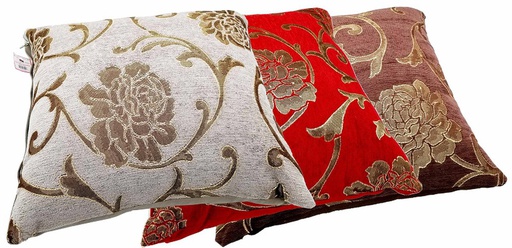 [PL010] 17" Flower Pattern Throw Pillows (24 pcs/ctn)