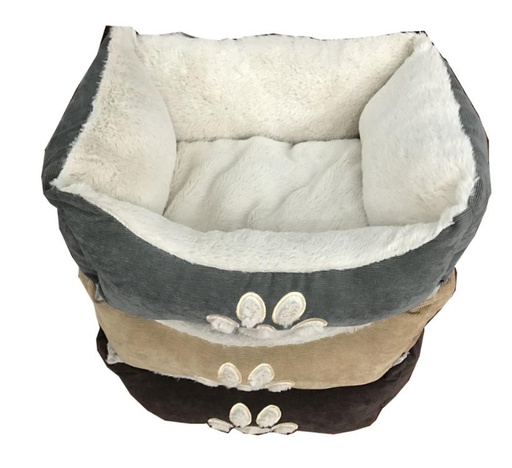 [PP2000S] Small Square Plush Pet Bed (12 pcs/ctn)
