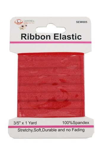 [SEW005] Foldable Elastic Ribbon, Mixed Colors (288 pcs/ctn)