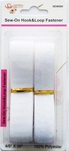 [SEW060] Velcro 2 pc Sew-On Hook and Loop Fastener Set (288 pcs/ctn)