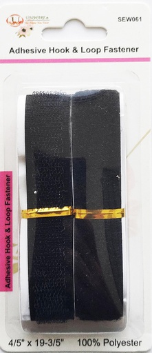 [SEW061] Velcro w/ Adhesive Backing 2 pc (288 pcs/ctn)