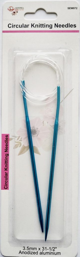 2 pc Circular Knitting Needle Set, Mixed Colors (288 pcs/ctn