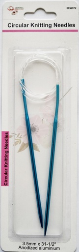 [SEW072] 2 pc Circular Knitting Needle Set, Mixed Colors (288 pcs/ctn