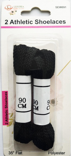 [SEW091] 2 pc Polyester Flat Shoe Lace Set, Mixed Colors (288 pcs/ctn
