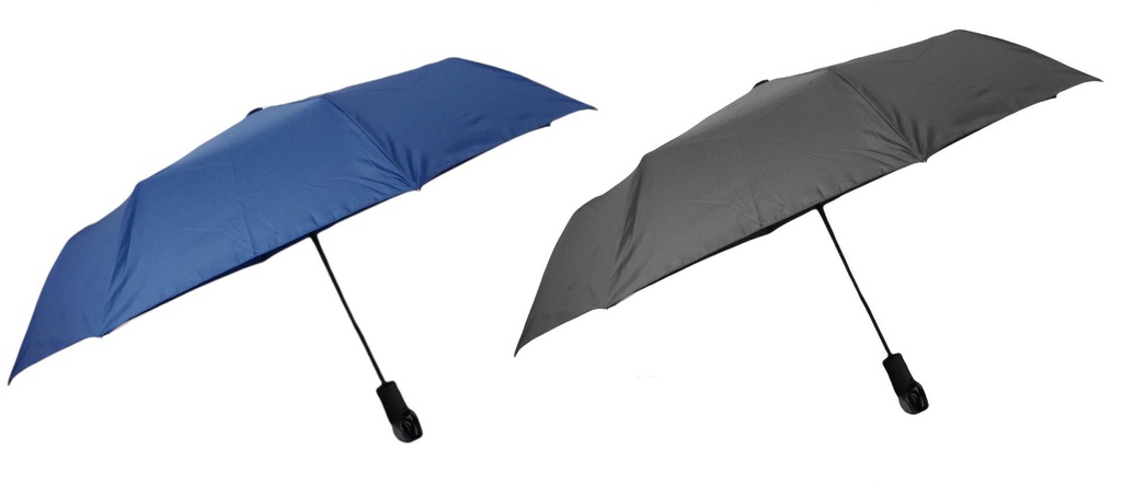 22" 3 Section Auto Umbrella, Mixed Colors (48 pcs/ctn)