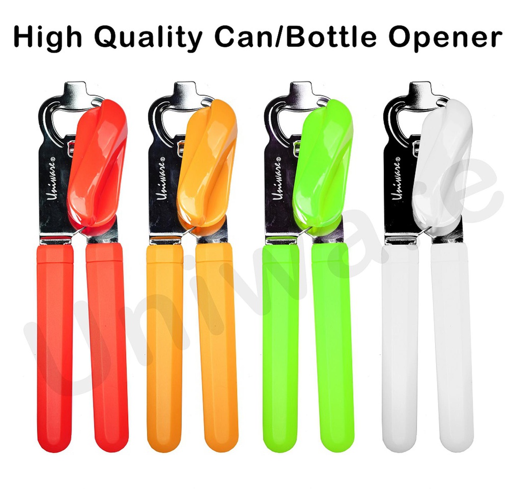Stainless Steel Can Opener, Mixed Colors (48 pcs/ctn)