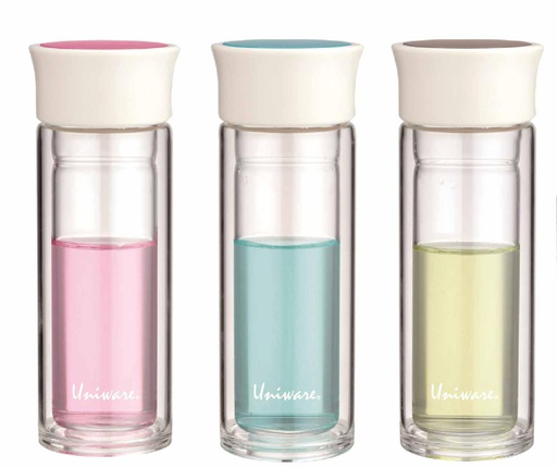 [7096] 10oz BOD Glass Bottle, Mix Colors (36 pcs/ctn)