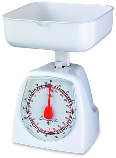 [8508] Dial Kitchen Scale Maximum Capacity 11lbs (12 pcs/ctn)