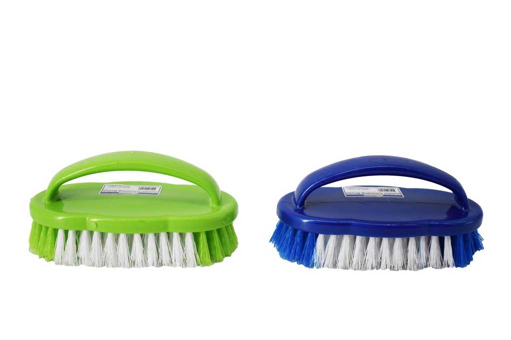 Cleaning Scrub Brush with Handle, Mixed Colors (24 pcs/ctn)
