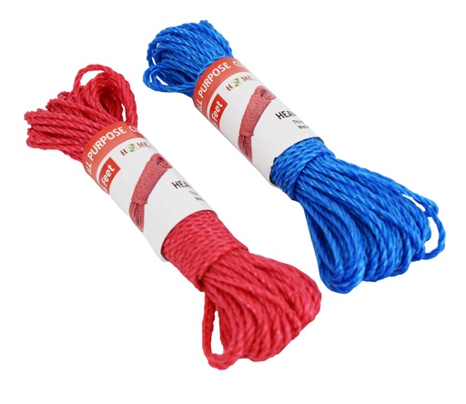 [C21-50002] 66 Foot Clothes Line Rope, Mixed Colors (36 pcs/ctn)