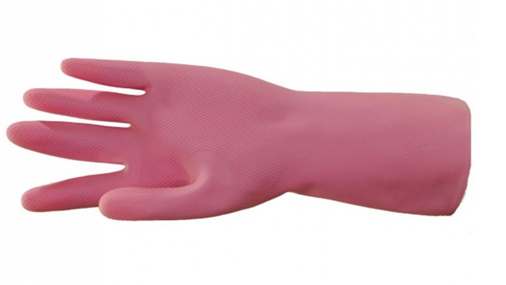 2 pc Small Pink Nature Rubber Latex Gloves (48 pcs/ctn)
