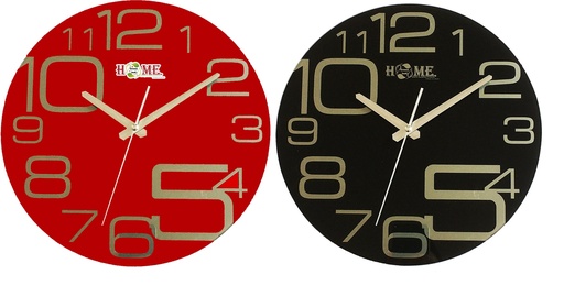 [CL321] 12" Large Round Wall Clock (6 pcs/ctn)