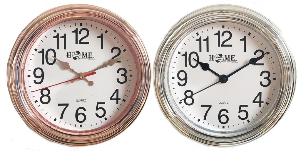 8.9" Large Round Wall Clock (6 pcs/ctn)