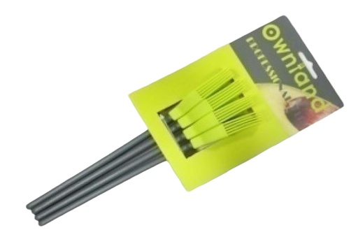 [77039] 4 pc Silicone BBQ Brush (48 pcs/ctn)