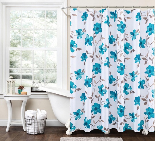 [BT1902] 70x72" Shower Curtain, w. 12  Metal Grommets (12 pc/ctn)