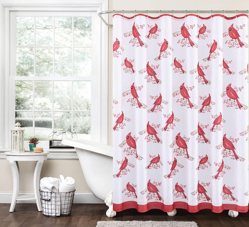 [BT1908] 70x72" Shower Curtain, w. 12  Metal Grommets (12 pc/ctn)