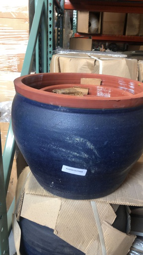 [CLOSEOUT008] Stoneware Flower Pot Set of 5 (1 set/ctn)