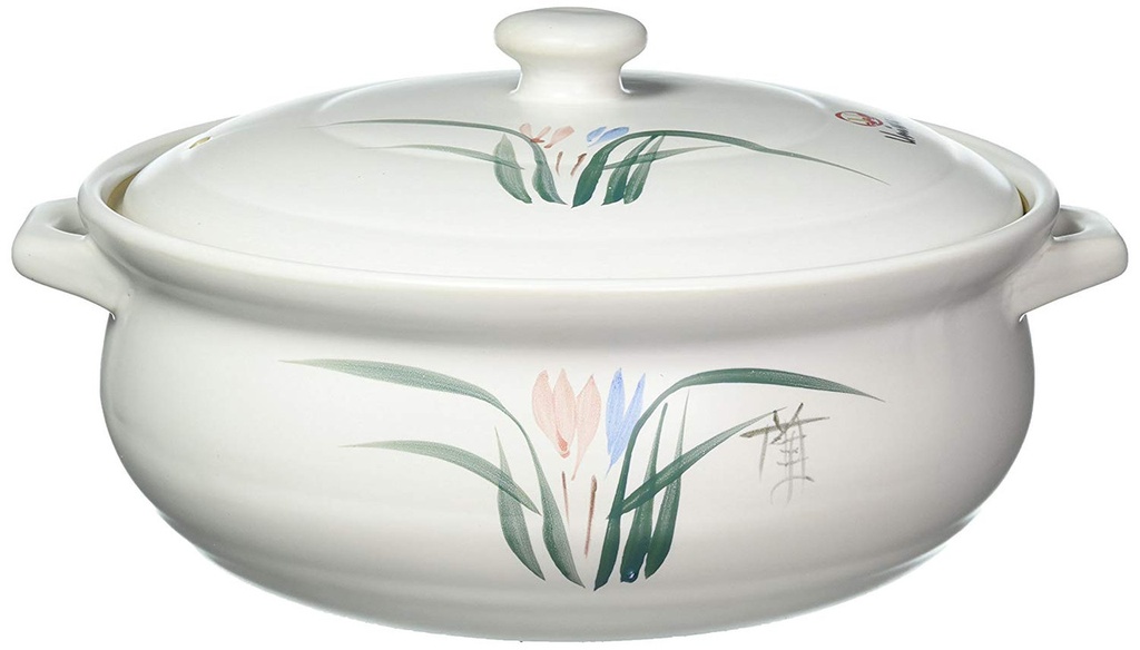 White Ceramic Pot 6L (6 pcs/ctn)