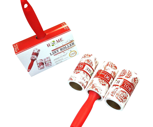 [593] 270 Sheets 3 pc Lint Roller Set, Mixed Colors (24 sets/ctn)