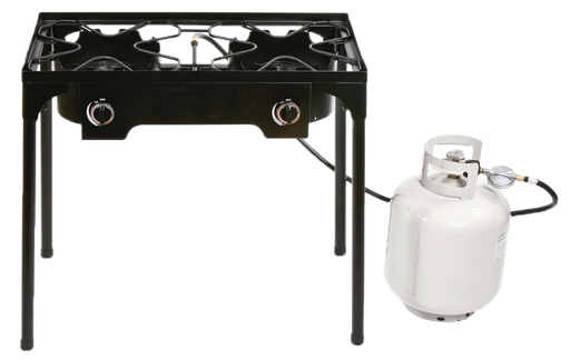 [6006] 2 Burners Gas Stove Stand with 1.5m Tube (1 pcs/ctn)
