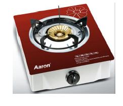 [6007] Glass Top Steel Gas Stove with 1.5m Hose (1 pcs/ctn)