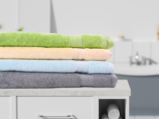 [BT307] 27 x 54" 100% Cotton Bath Towel, Mixed Colors (24 pcs/ctn)