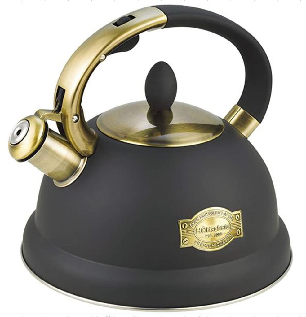 3.0LT Stainless Steel Whistling Kettle, SS304 (4 pc/ctn)