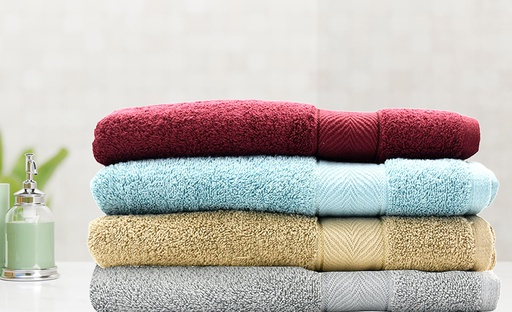 [BT8004] 30x54" Bath Towel, 100%Cotton, Assorted Color, 520 gsm (12 pc/ctn)