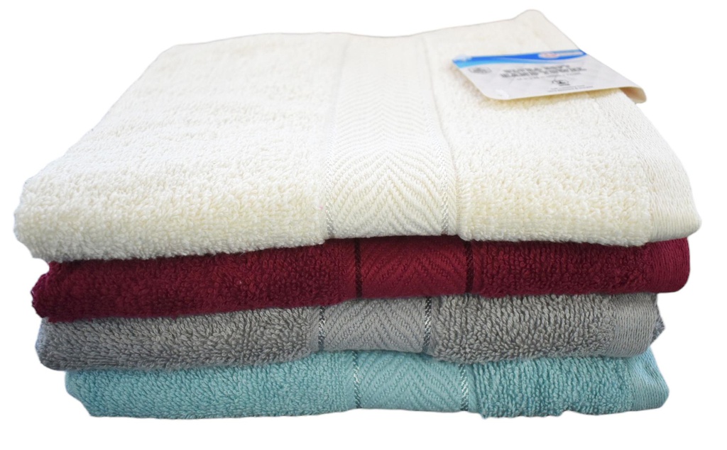 16x28" Hand Towel,100%Cotton, Assorted Color (24 pc/ctn)