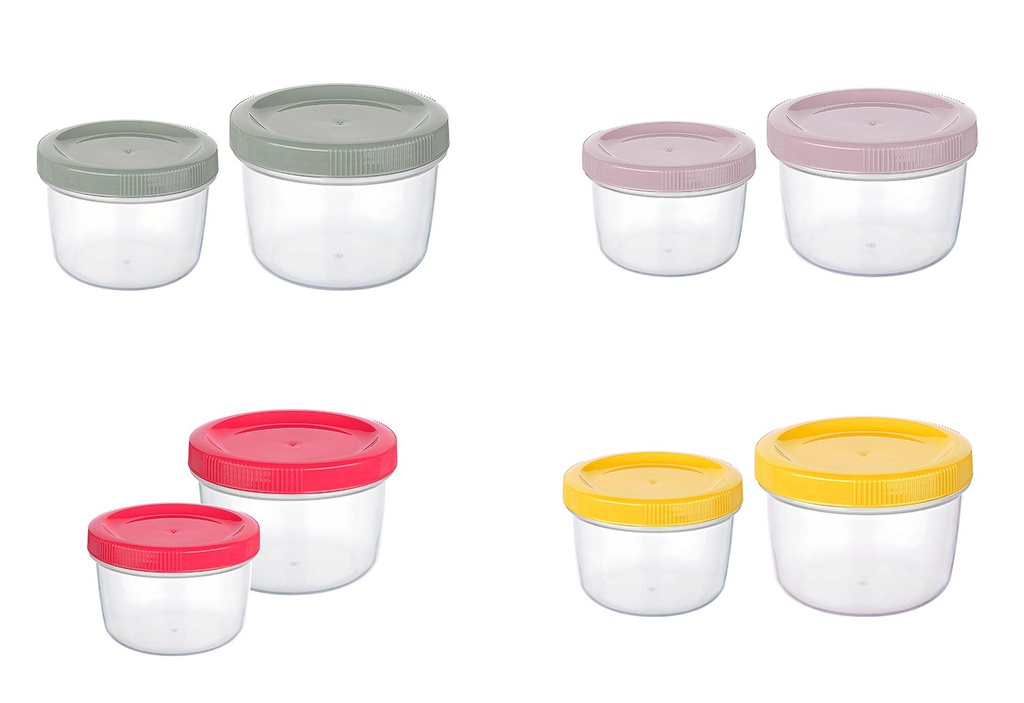250ml + 400ml BPA Free Food Container Set( 18 set/ctn)