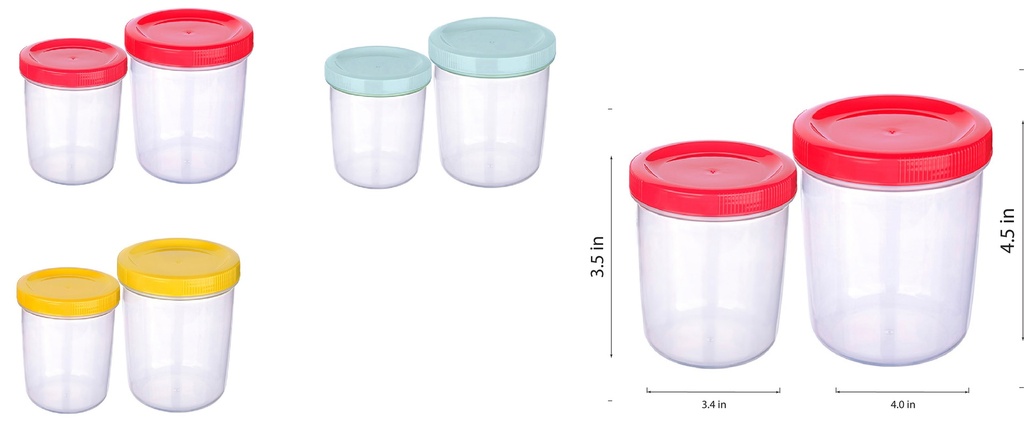 400ml + 700ml BPA Free Food Container Set( 12 set/ctn)