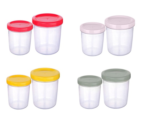 [P50700] 400ml + 700ml BPA Free Food Container Set( 12 set/ctn)