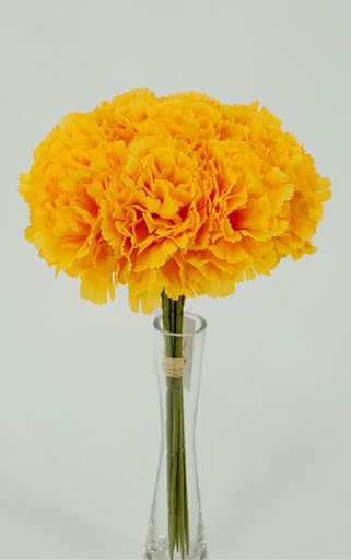 [FL7000-OR] 9 pc Carnation Bouquet Set, Orange (24 set/ctn)