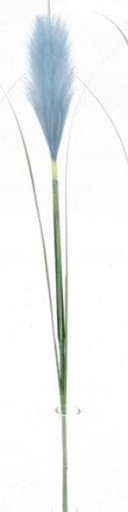 [FL8105-BL] Pampas Flower w. 3 leaves, 20cm/76cm (96 pc/ctn)