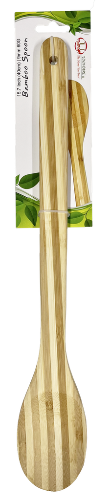 15.75" 60g Striped Bamboo Spoon (144 pc/ctn)