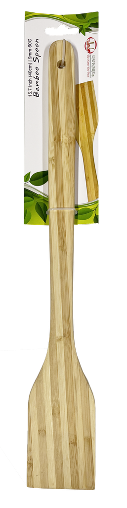 15.75" 60g Striped Bamboo Spoon (144 pc/ctn)