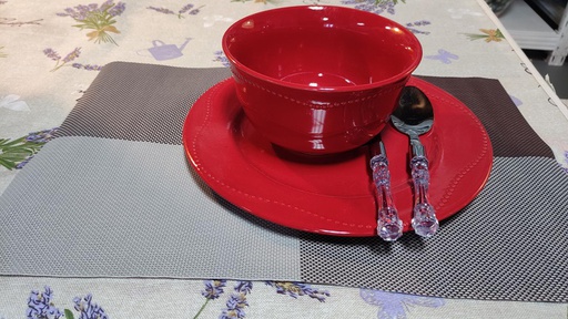 [70003] 4 pc Tesling Placemat, Mixed Colors (18 sets/ctn)