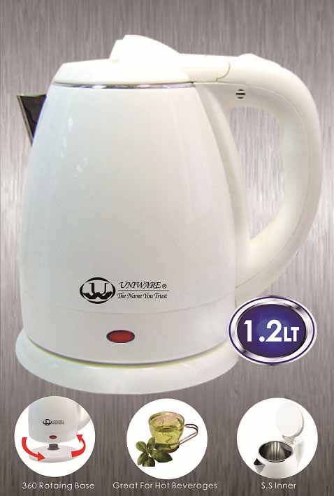 1.2 Liter Electric Kettle with Rotating Base (6 pcs/ctn)