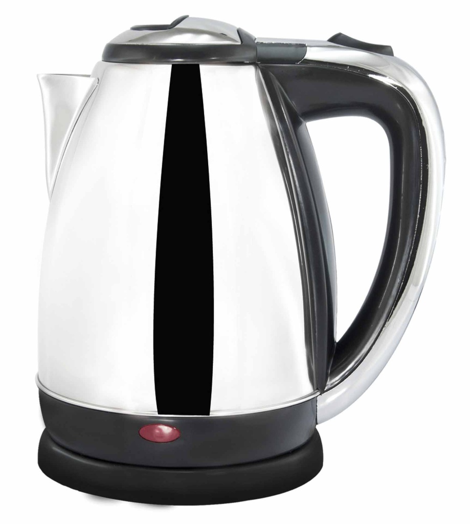 1.8L Electric Kettle, Stainless Steel Interior w. Auto Shut Off (6 pcs/ctn)