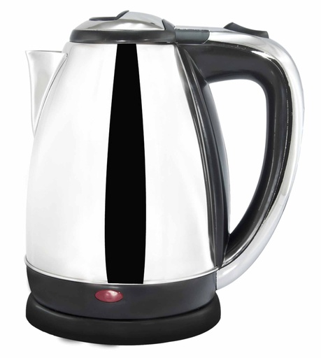 [70018] 1.8L Electric Kettle, Stainless Steel Interior w. Auto Shut Off (6 pcs/ctn)